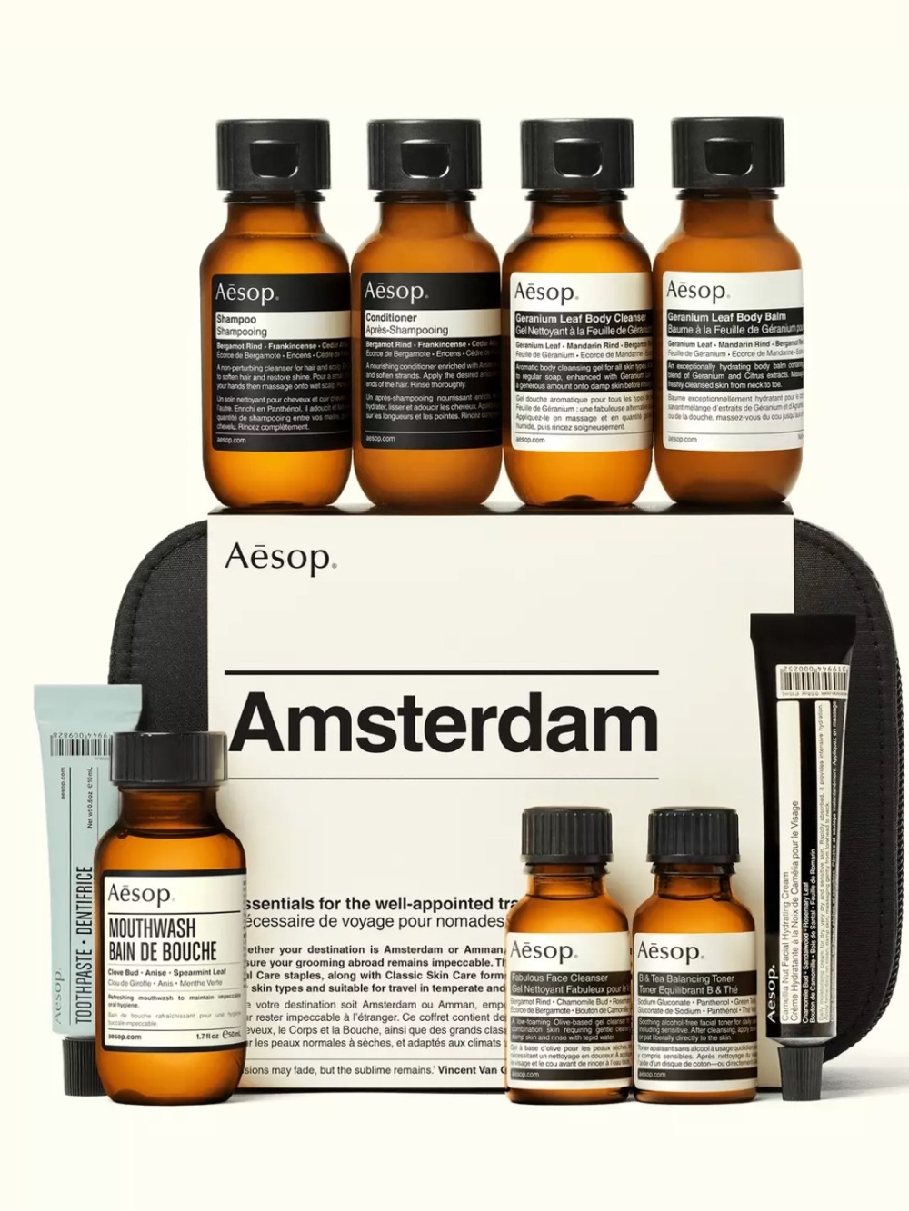 Aesop Amsterdam kit NWT